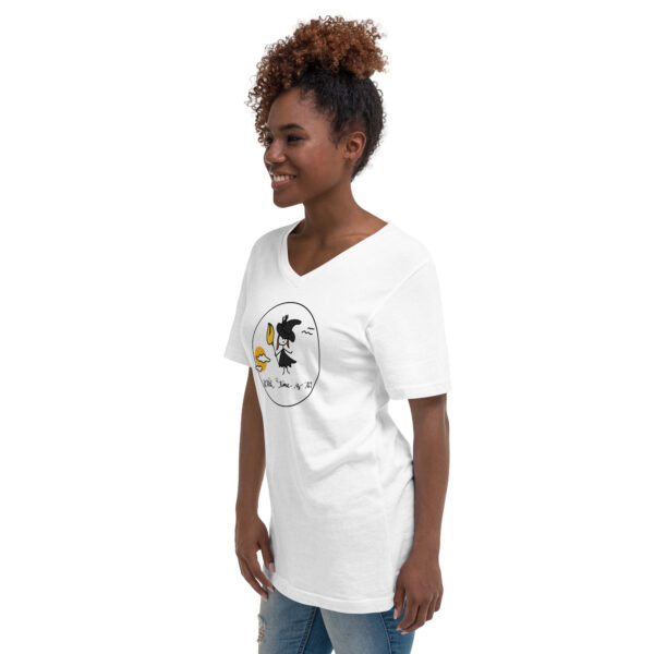 Halloween Partner-T-Shirt “Witch” weiß Frauen