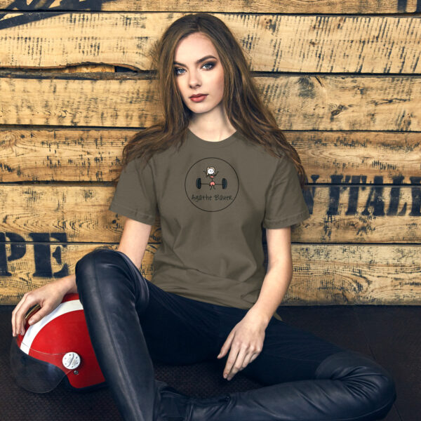 Agathe Power Bauer Unisex-T-Shirt helle Farben