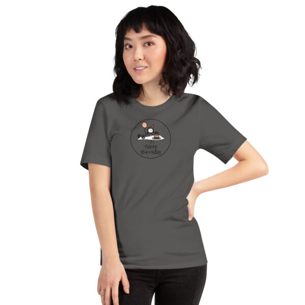 Happy birthday girl T-Shirt helle Farben