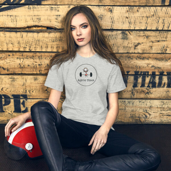 Agathe Power Bauer Unisex-T-Shirt helle Farben