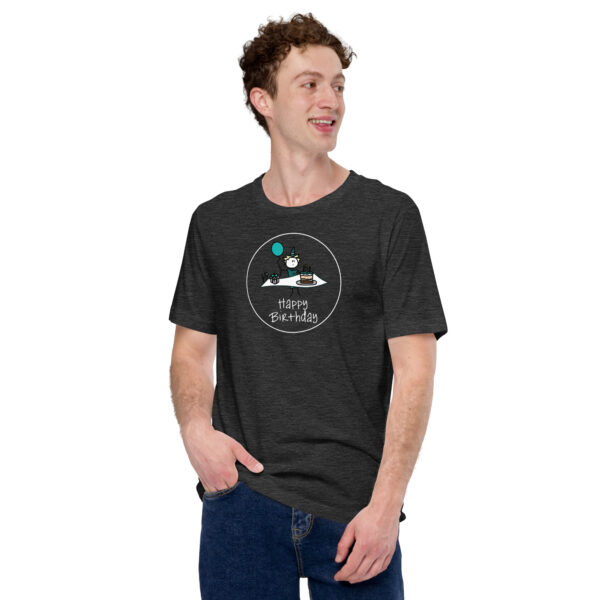 Happy birthday boy T-Shirt dunkle Farben
