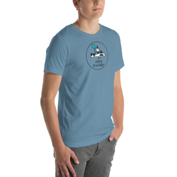 Happy birthday boy T-Shirt helle Farben