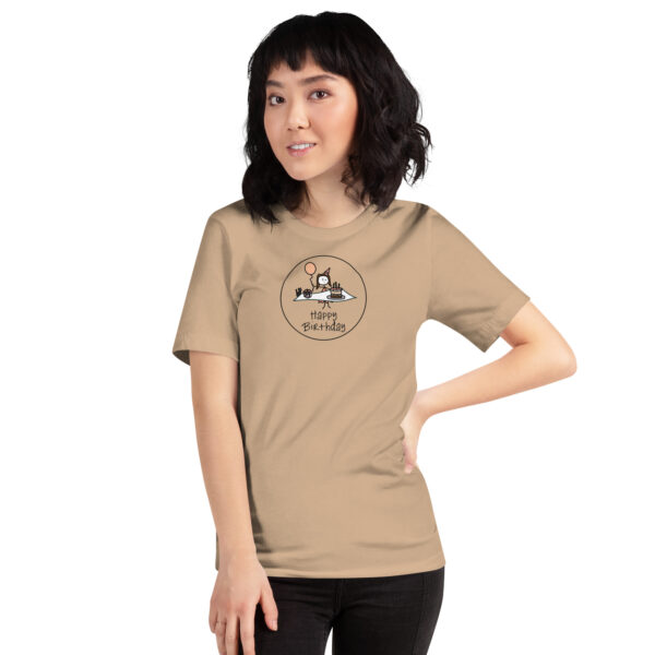 Happy birthday girl T-Shirt helle Farben